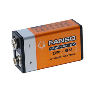 Batería de litio-dióxido de manganesio - CP9V - Wuhan Fanso Technology Co., Ltd. - prismática / 9 V / IEC
