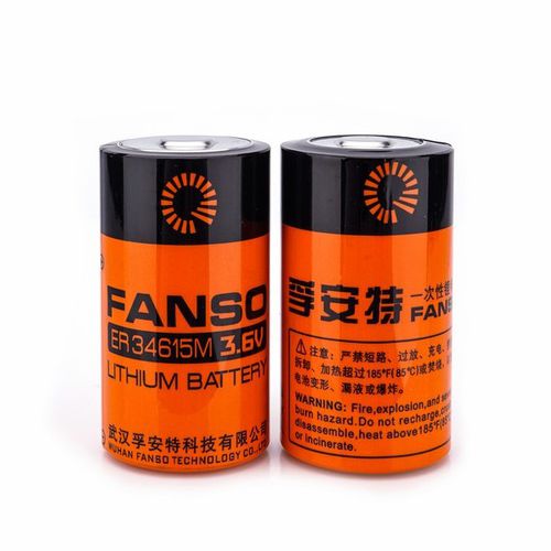 Batería de litio-dióxido de manganesio - ER34615M - Wuhan Fanso Technology Co., Ltd. - tipo D / 3 V / IEC