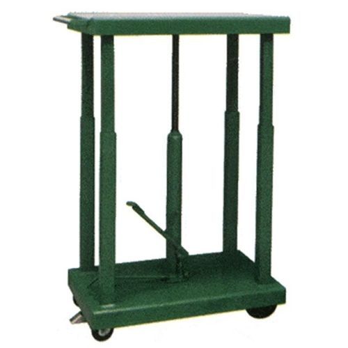 Mesa elevadora de columna - LT series - Air Technical Industries - hidráulica / con pedal / estacionaria