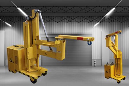 Grúa de taller eléctrica - NAROVR - Air Technical Industries - compacta