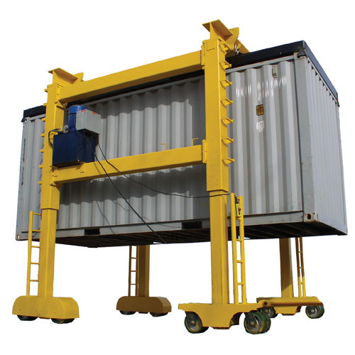 Pórtico con neumáticos - TMSC series - Air Technical Industries - para contenedores / de acero / reforzado