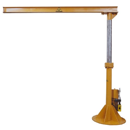 Grúa pluma telescópica - TMJC series - Air Technical Industries - de columna / 360° / de elevación