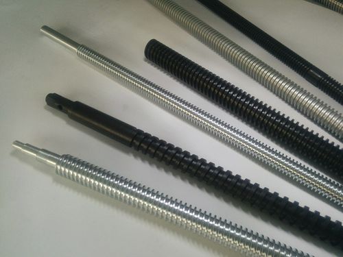 Tornillo de avance a medida - CUSTOMIZED TRAPEZOIDAL SCREW WITH HARDENED PROFILE - Bimeccanica s.r.l. - de aluminio / de acero / tuerca