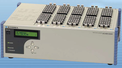Data logger de tensión - UCAM-550A - Kyowa Electronic Instruments Co. - en red LAN WLAN / con pantalla LCD / para termopar