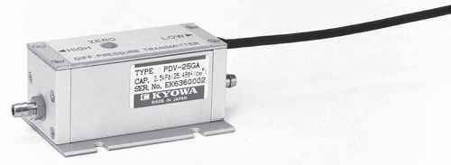 Transductor de presión diferencial - PDV-A series - Kyowa Electronic Instruments Co. - de silicio / digital / de salida amplificada