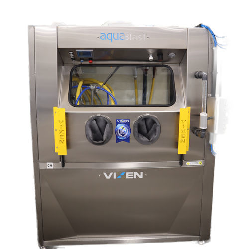 Cabina de chorro de arena húmedo - VIXEN - automática / con tabla giratoria / compacta