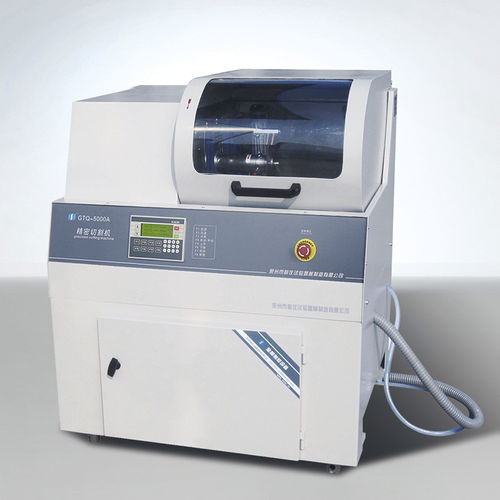 Máquina de corte de metalografía - GTQ-5000A  - Laizhou Weiyi Experiment Machine Manufacturing Co., Ltd. - de hoja rotativa / para metal / de muestras