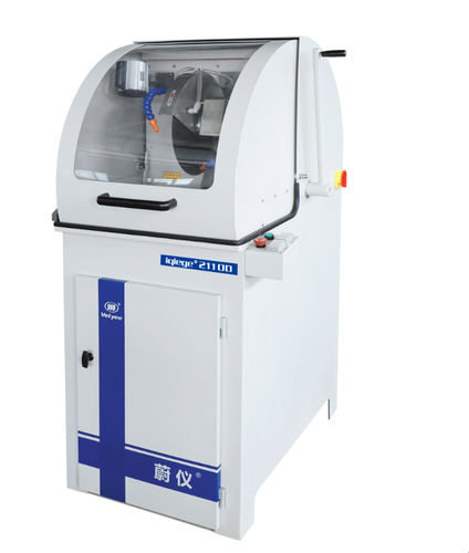 Máquina de corte de hoja rotativa - iqiege&reg; 2110D - Laizhou Weiyi Experiment Machine Manufacturing Co., Ltd. - para metal / de tubos / de metalografía