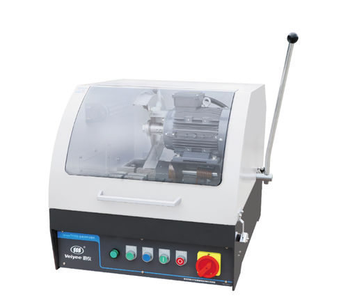 Máquina de corte de hoja rotativa - iqiege&reg;180D - Laizhou Weiyi Experiment Machine Manufacturing Co., Ltd. - para metal / de muestras / de laboratorio