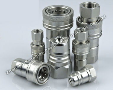 Racor rápido - LSQ-ISOA series - Zhejiang Songqiao Pneumatic and Hydraulic Co.,Ltd - hidráulico / ISO / de acero