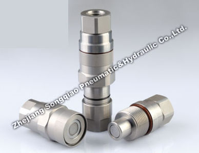 Racor rápido - LSQ-VEP series - Zhejiang Songqiao Pneumatic and Hydraulic Co.,Ltd - hidráulico / roscado / de acero