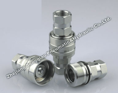 Racor rápido - LSQ-CVV series - Zhejiang Songqiao Pneumatic and Hydraulic Co.,Ltd - hidráulico / roscado / de acero