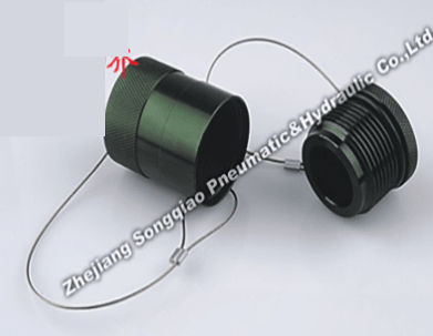 Capuchón redondo - LSQ-VEP series - Zhejiang Songqiao Pneumatic and Hydraulic Co.,Ltd - de metal / de protección