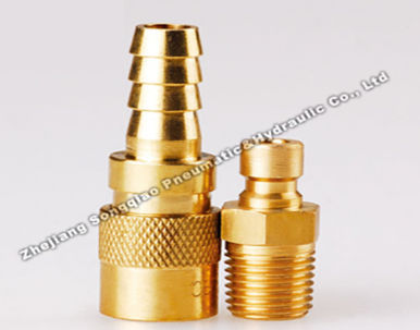 Racor rápido - LSQ-Q1 series - Zhejiang Songqiao Pneumatic and Hydraulic Co.,Ltd - neumático / de latón / modular