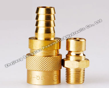Racor rápido - LSQ-Q2 series - Zhejiang Songqiao Pneumatic and Hydraulic Co.,Ltd - neumático / de latón / modular