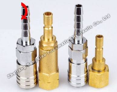 Racor rápido - LSQ-DD series - Zhejiang Songqiao Pneumatic and Hydraulic Co.,Ltd - neumático / de latón