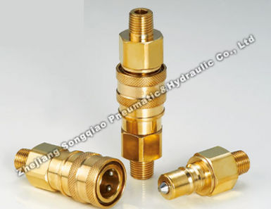 Racor rápido - LSQ-S8 series - Zhejiang Songqiao Pneumatic and Hydraulic Co.,Ltd - neumático / hidráulico / de latón