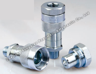 Racor rápido - KZE-B series - Zhejiang Songqiao Pneumatic and Hydraulic Co.,Ltd - hidráulico / roscado / de acero