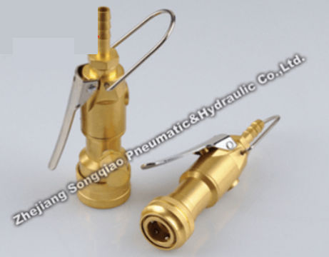 Racor para aire comprimido - LSQ - Zhejiang Songqiao Pneumatic and Hydraulic Co.,Ltd - para gas / para líquido de refrigeración / rápido