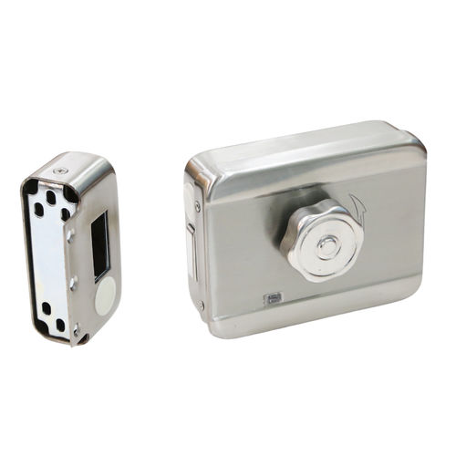 Cerradura electromecánica - DS-K4E100 - Hikvision - para puerta / de acero inoxidable