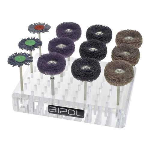 Kit de cepillos abrasivo - 418 000 100 - Bipol - de desbastado