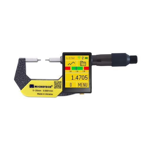 Micrómetro informatizado - MICROTECH - de exteriores / gráfico / transmisión inalámbrica de datos