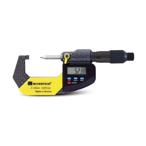 Micrómetro de exteriores - MICROTECH - de medición de espesor de costura / digital / estanco