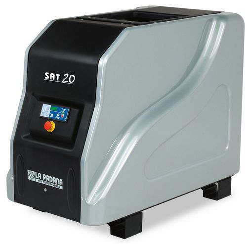 Compresor de tornillo - SAT 15, 20 series - La Padana Air Compressors - rotativo / de aire / con motor eléctrico