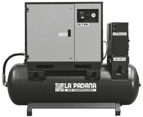 Compresor de pistón - LS 750 - 500E - La Padana Air Compressors - de aire / con motor eléctrico / estacionario