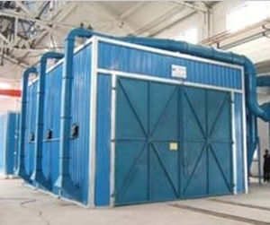 Cabina de chorro de arena automática - DX BLAST