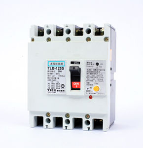 Disyuntor de fuga a tierra - TLB Series RCBOs  - TECO ELECTRIC & MACHINERY Co., Ltd. - AC / tripolar / 4 polos