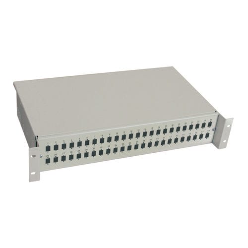 Caja de empalme para fibra óptica - ODF-19-2U series - DLL Partners - rack de 19" / de acero