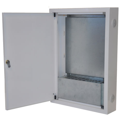 Caja de terminales de pared - HomeBox Q-Fiber series  - DLL Partners - de chapa de acero / para fibra óptica