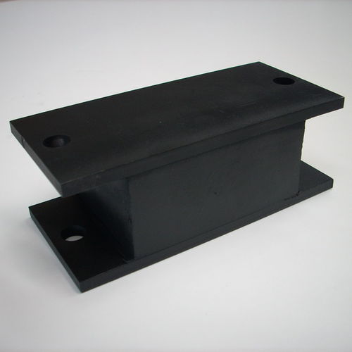 Soporte antivibratorio rectangular - PL.160x60x80x240 - TALLERES EGAÑA - de elastómero / bloque