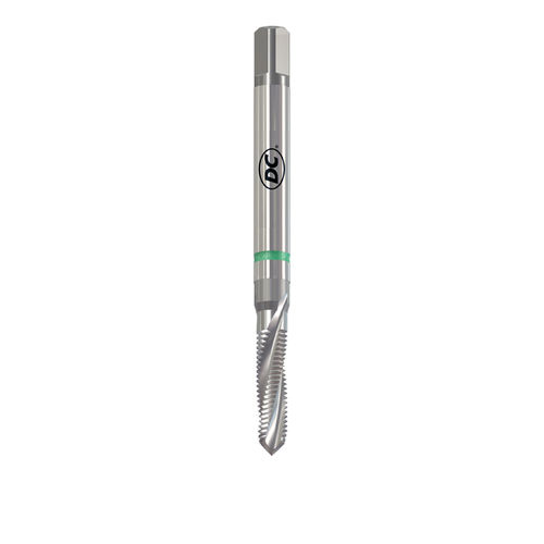 Macho de roscar para máquina para agujeros ciegos - SA350-3 - DC SWISS SA - con estrías helicoidales / HSSE-PM / para acero