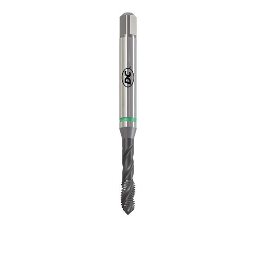 Macho de roscar para máquina monobloque - S360VS-3 - DC SWISS SA - con estrías helicoidales / HSSE-PM / para acero