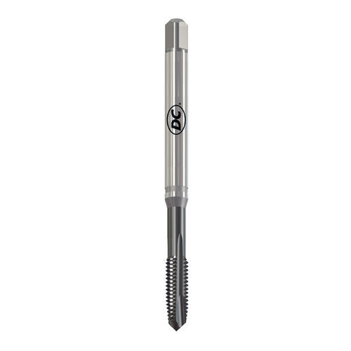 Macho de roscar para máquina para orificios de paso - Q320VS-4 - DC SWISS SA - monobloque / con estrías rectas / HSSE-PM