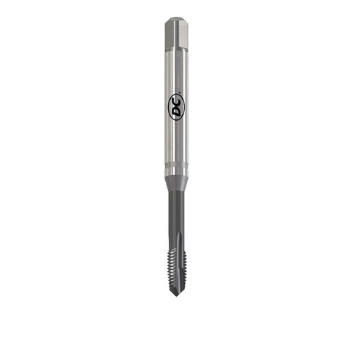 Macho de roscar para máquina para orificios de paso - RTS320VS-4 - DC SWISS SA - monobloque / con estrías rectas / HSSE-PM