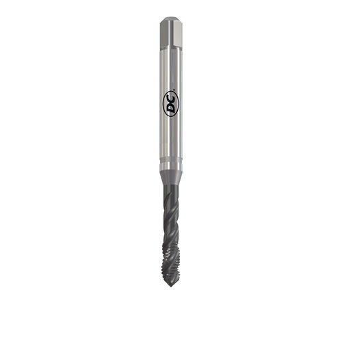 Macho de roscar para máquina para agujeros ciegos - RTS362VS-3 - DC SWISS SA - monobloque / con estrías helicoidales / HSSE-PM