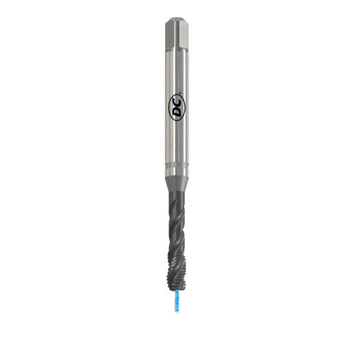 Macho de roscar para máquina para agujeros ciegos - RTS365VS-3 - DC SWISS SA - monobloque / con estrías helicoidales / HSSE-PM