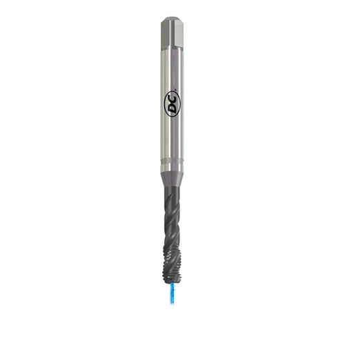 Macho de roscar para máquina para agujeros ciegos - RTS365VS-5 - DC SWISS SA - monobloque / con estrías helicoidales / HSSE-PM