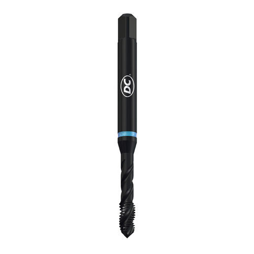 Macho de roscar para máquina para agujeros ciegos - Z360V-3 - DC SWISS SA - monobloque / con estrías helicoidales / HSS-E