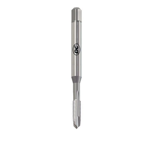 Macho de roscar para máquina para orificios de paso - N320-4 - DC SWISS SA - monobloque / con estrías rectas / HSS-E
