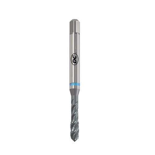 Macho de roscar para máquina para agujeros ciegos - Z370VS-3 - DC SWISS SA - monobloque / con estrías helicoidales / HSSE-PM