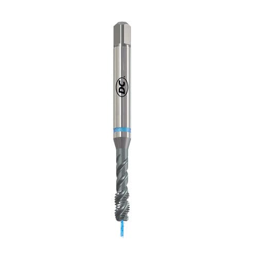 Macho de roscar para máquina para agujeros ciegos - Z373VS-3 - DC SWISS SA - monobloque / con estrías helicoidales / HSSE-PM