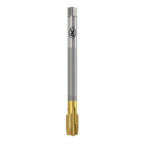 Macho de roscar para máquina para orificios de paso - N620TN-4 - DC SWISS SA - monobloque / con estrías rectas / HSS-E