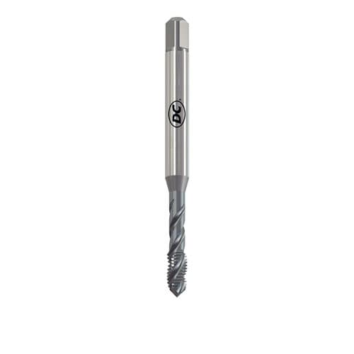Macho de roscar para máquina para agujeros ciegos - N360TC-3 - DC SWISS SA - monobloque / con estrías helicoidales / HSS-E