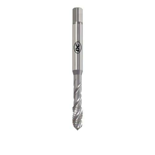 Macho de roscar para máquina para agujeros ciegos - N1160-3 - DC SWISS SA - monobloque / con estrías helicoidales / HSS