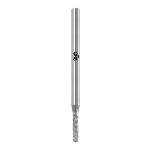Micromacho de roscar monobloque - CMS50 - DC SWISS SA - de carburo de silicio / HSSE-PM / para acero