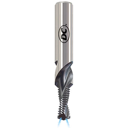 Fresa de roscar - BGF6765VS - DC SWISS SA - monobloque / de taladrado / con recubrimiento